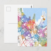 Dammam Saudi Arabia City Map Postkarte (Vorne/Hinten)