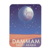 Dammam Saudi Arabien Reiseplakat Magnet (Vertikal)