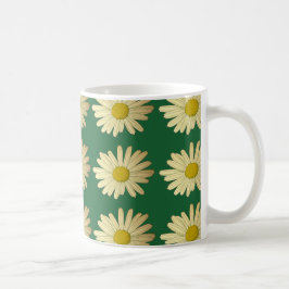 Dämme Blume auf grünem Rasen Kaffeetasse