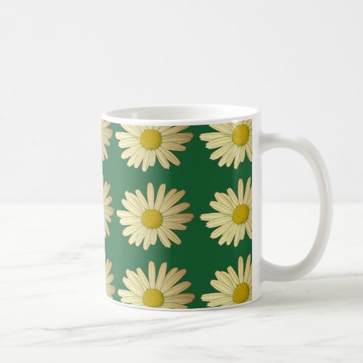 Dämme Blume auf grünem Rasen Kaffeetasse (Rechts)