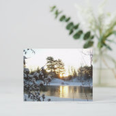 Dämmerreflektion Postkarte (Stehend Vorderseite)