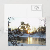 Dämmerreflektion Postkarte (Vorne/Hinten)