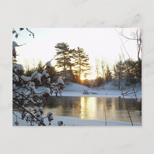 Dämmerreflektion Postkarte (Vorderseite)