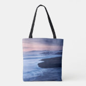 Dämmerung am Strand von Moonstone Tasche (Rückseite)