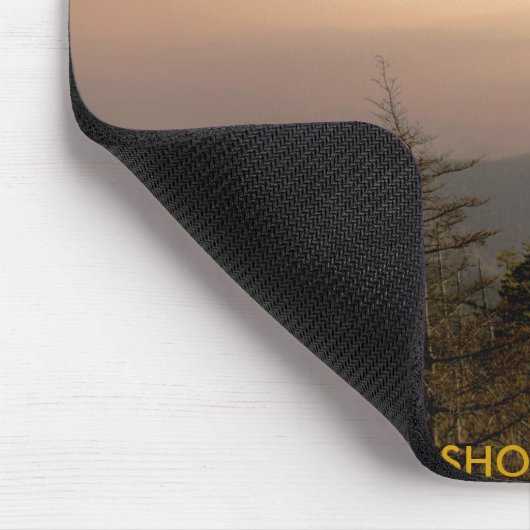 Dämmerung an Clingmans Haube Mousepad (Ecke)