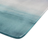 Dämmerung an der Bucht - Wasserfarbe Schneidebrett (Ecke)