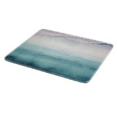 Dämmerung an der Bucht - Wasserfarbe Schneidebrett (Ecke)