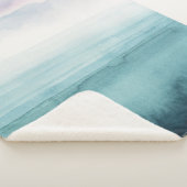 Dämmerung an der Bucht - Wasserfarbe Sherpadecke (3/4)