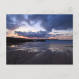 Dämmerung an der Trevone Bay Postkarte