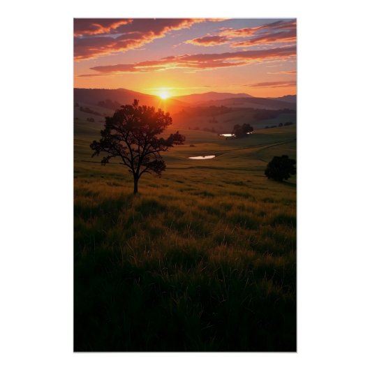 Dämmerung der Stille Poster (Vorderseite)