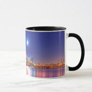 Dämmerung, George Washington BridgePalisades, NJ. Tasse