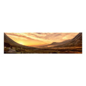 Dämmerung. Glencoe, Lochaber, Schottland Fotodruck (Vorne)