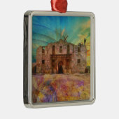Dämmerung im Alamo Silbernes Ornament (Rechts)