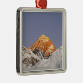 Dämmerung im Mount Everest, Nepal Ornament Aus Metall (Rechts)