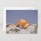 Dämmerung im Mount Everest, Nepal Postkarte (Vorne/Hinten)