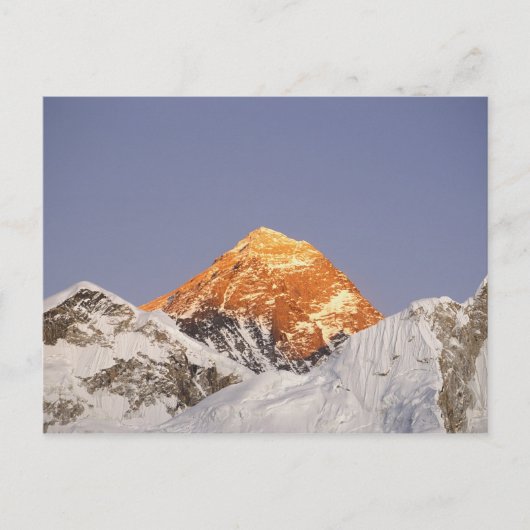 Dämmerung im Mount Everest, Nepal Postkarte (Vorderseite)
