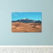 Dämmerung in den Dünen Leinwanddruck (Insitu (Holzboden))