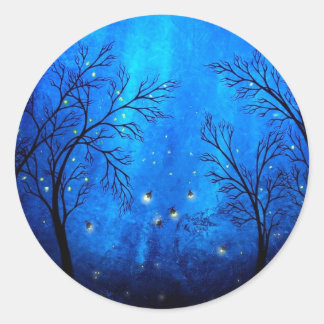 Dämmerung Runder Aufkleber