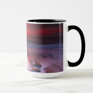 Dämmerung über dem stürmischen Meer Tasse
