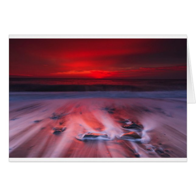 Dämmerung über dem Sturmmeer (Vorderseite (Horizontal))
