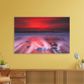 Dämmerung über dem Sturmmeer Leinwanddruck (Insitu (Wohnzimmer))