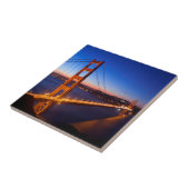 Dämmerung über San Francisco und Golden Fliese (Seite)