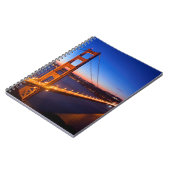 Dämmerung über San Francisco und Golden Notizblock (Linke Seite)