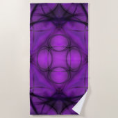 Dämmerungs-Blüte Strandtuch (Vorderseite)