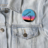 Dämmerungs-Himmel-Ruhe-Entwurf Button (Beispiel)