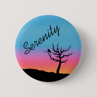Dämmerungs-Himmel-Ruhe-Entwurf Button