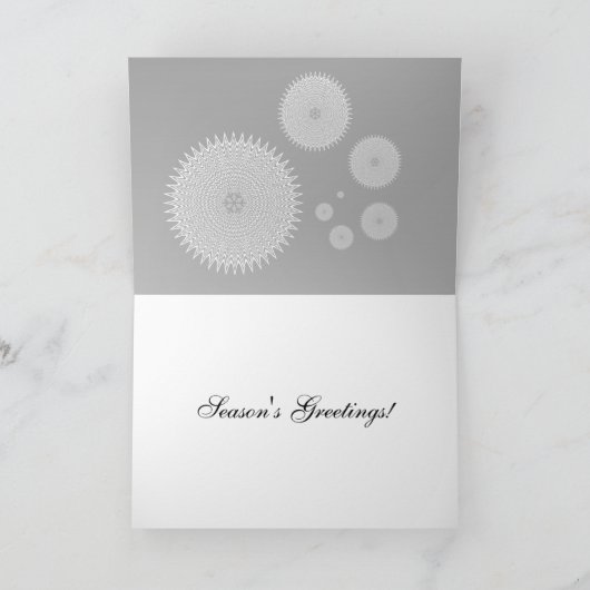 Dämmerungs-Karte Feiertagskarte (Innenseite)