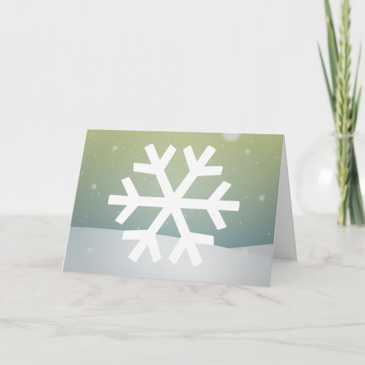 Dämmerungs-Karte Feiertagskarte (Vorderseite)