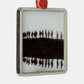 Dämmerungs-März Silbernes Ornament (Rechts)