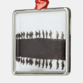 Dämmerungs-März Silbernes Ornament (Links)