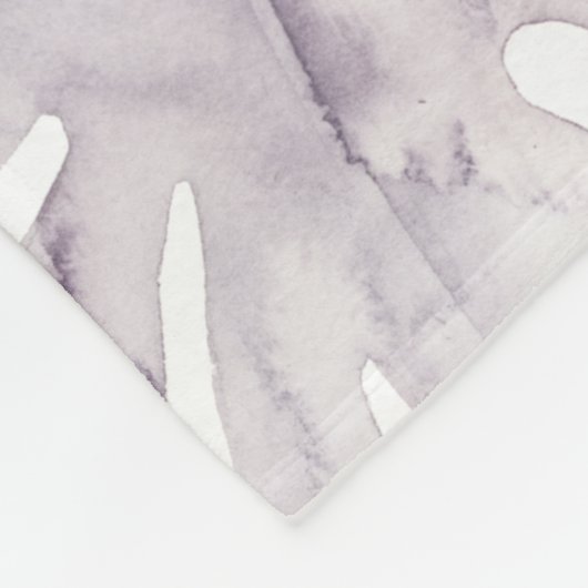 Dämmerungs-Palmen - aufgeteiltes Blatt Fleecedecke (Ecke)