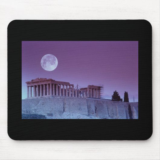 Dämmerungs-Parthenon Mousepad (Vorne)