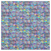 Dämmerungs-Regenbogen-Fische Stoff (Muster)