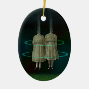 Dämmerungs-Schwester-Verzierung Keramikornament