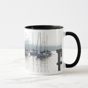 Dämmerungs-Segelboot-Tasse Tasse
