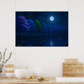 Dämmerungsecho-Landschaft Poster (Küche)