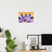 Dämmerungskorridor, ein endloses Spiel. Poster (Heimbüro)