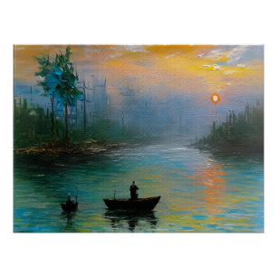 Dämmfischen Poster
