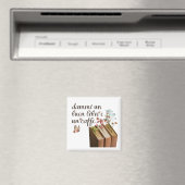 Dammi Un Buon Libro e Un Caffè (italienisch) Magnet (In Situ (Geschirrspüler))