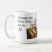 Dammi Un Buon Libro e un Tè tazza (italienisch) Kaffeetasse (Links)