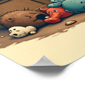 Dammit Mom Frustrated Parent Sticker Chaos Coordin Poster (Ecke)