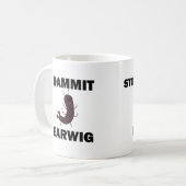 Dammit Ohrwurm-Tasse Kaffeetasse (Vorderseite Links)