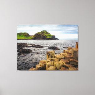 Dammküsten-Basaltsäulen Irland Landschaft Leinwanddruck