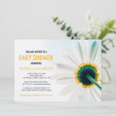 Dämmung| Gelb| Babydusche Einladung (Stehend Vorderseite)