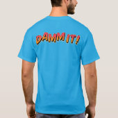 “Damn It!” Punk Rock Bunny – Blink 182 Band T-Shirt (Rückseite)
