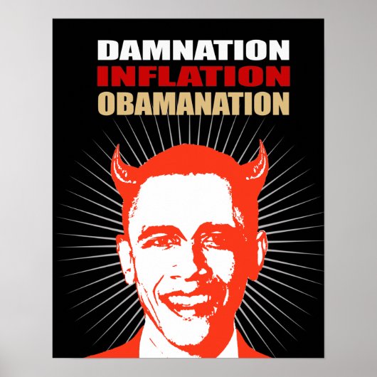 DAMNATION. INFLATION. ZIELSETZUNG POSTER (Vorne)